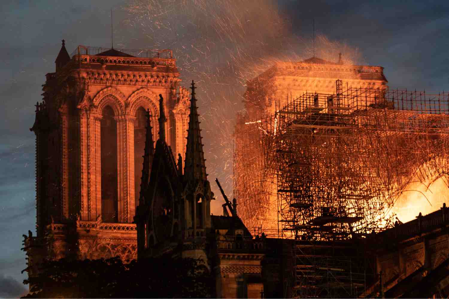 Fire at Notre Dame Paris