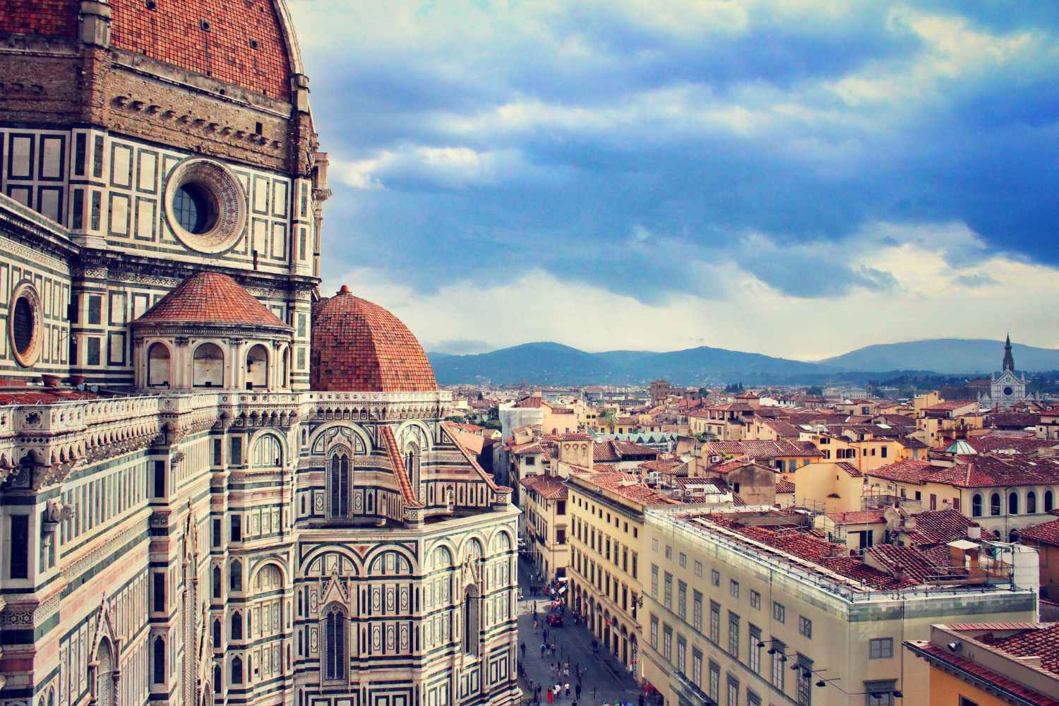 Romantic city of Florence Italy